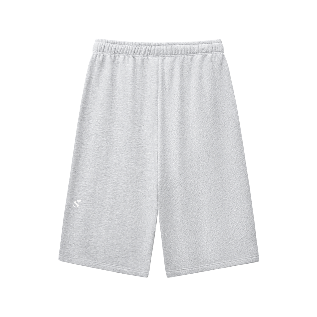 Relaxed Drawstring 3/4 Sweatpants
