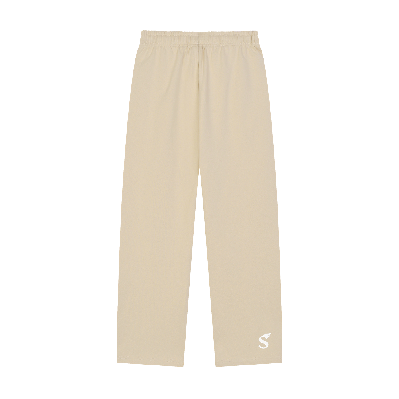 Solid Color Straight-Leg Sweatpants