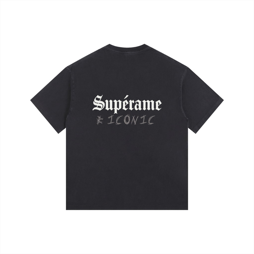 Vintage Washed Oversized Cotton T-Shirt