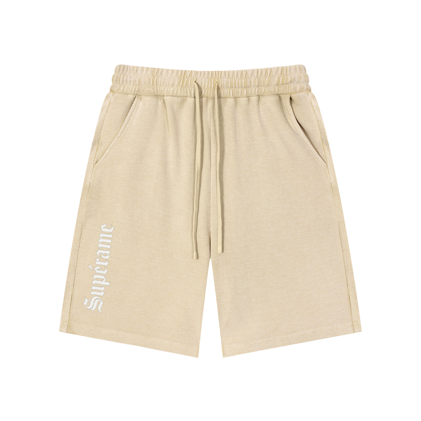 Mineral Wash Waffle Knit Shorts