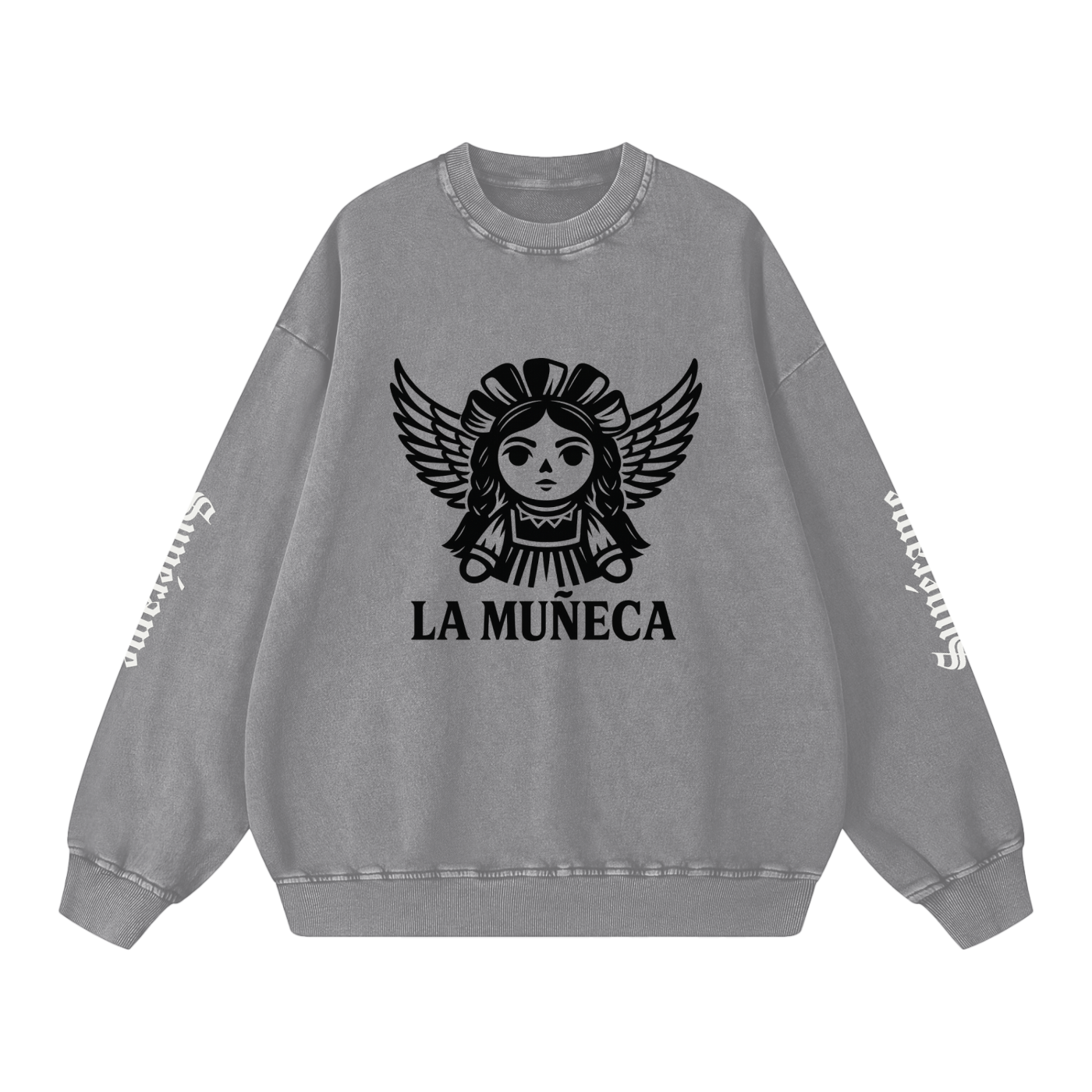 Snow Washed Oversized Sweatshirt