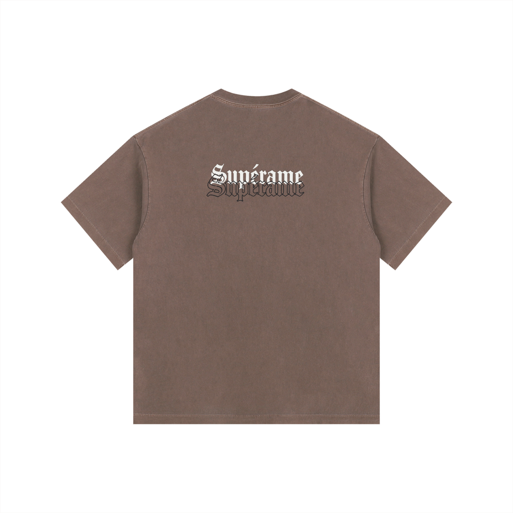 Vintage Washed Oversized Cotton T-Shirt