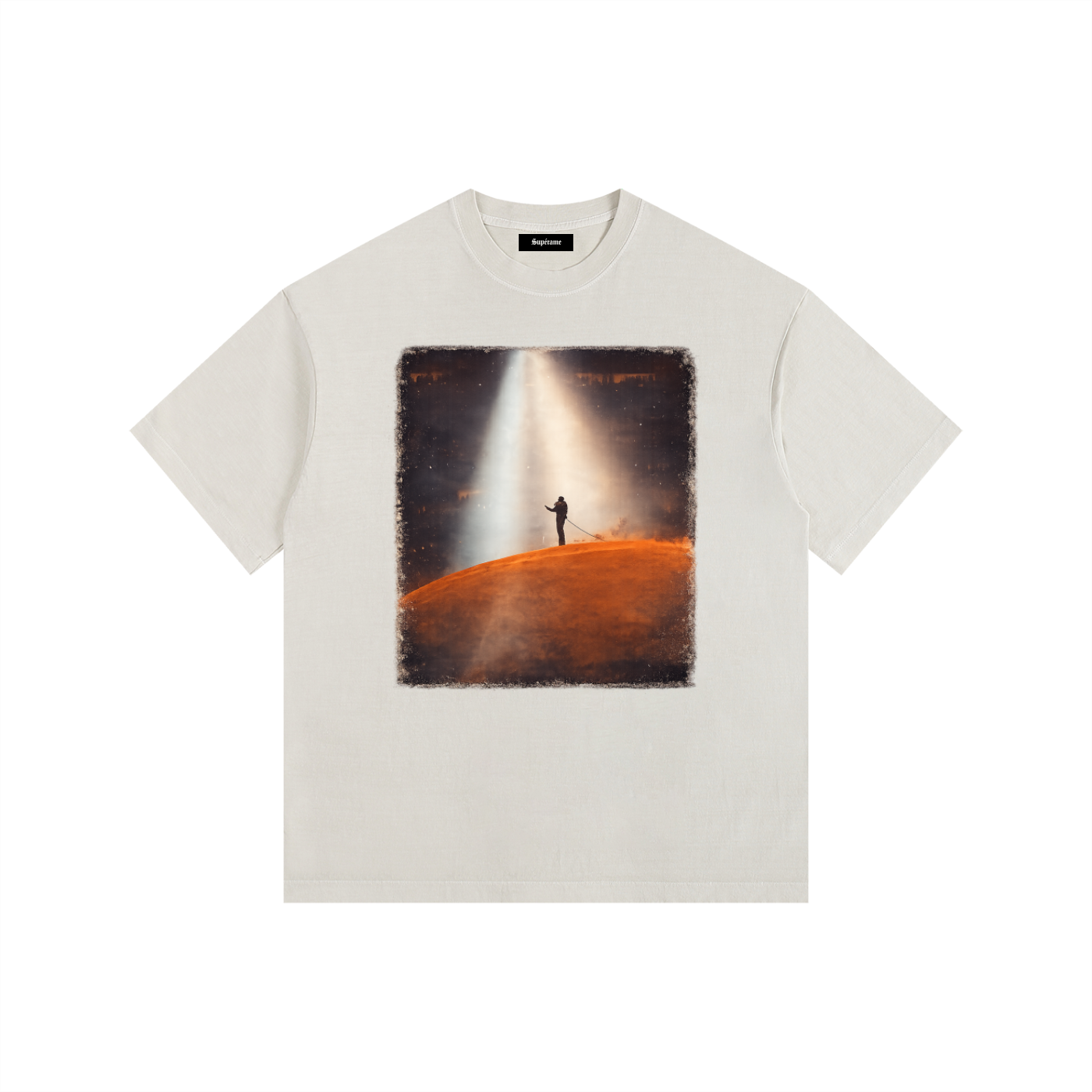 Vintage Washed Oversized Cotton T-Shirt