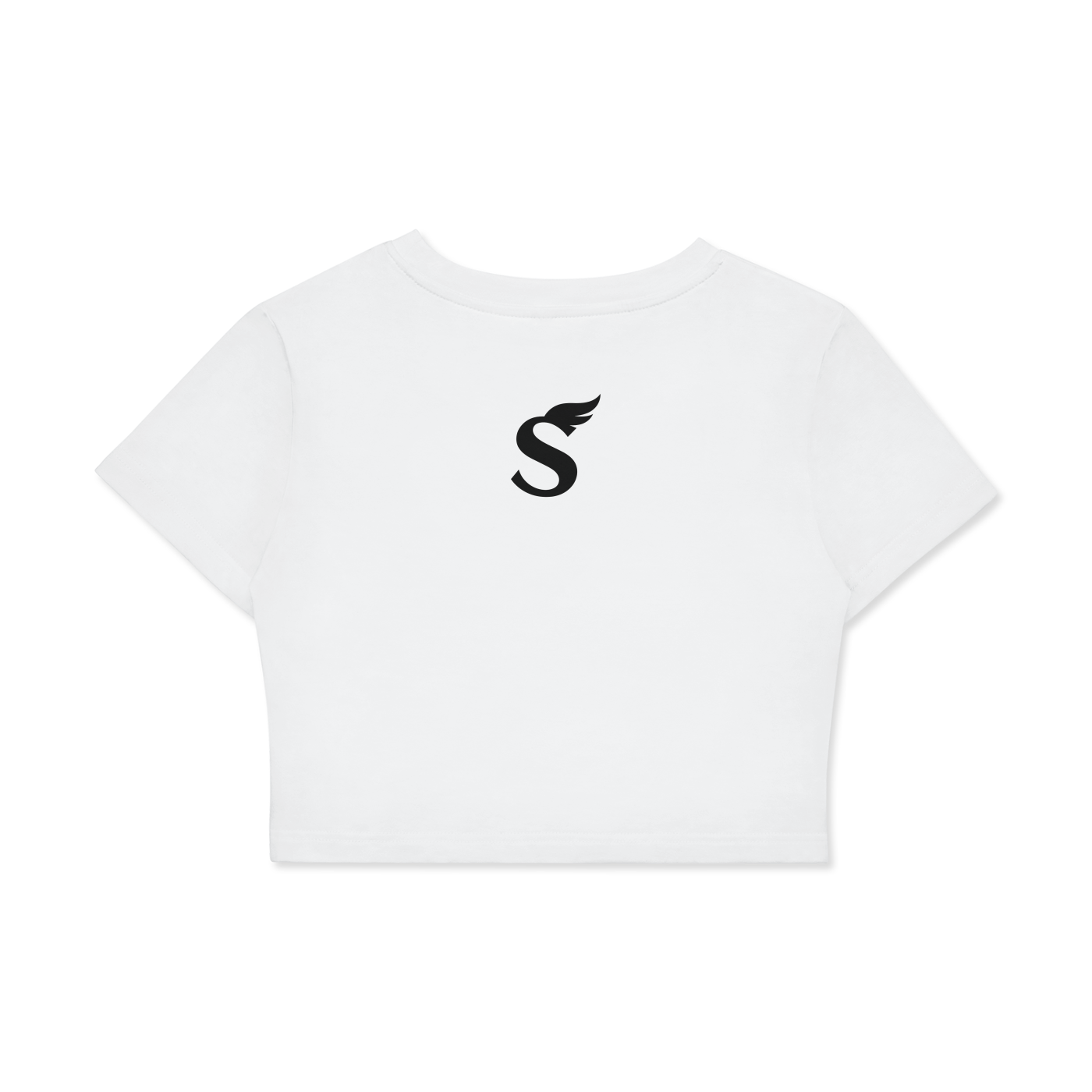 Fitted Crop Cotton T-Shirt