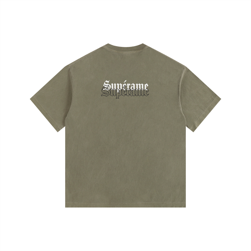 Vintage Washed Oversized Cotton T-Shirt