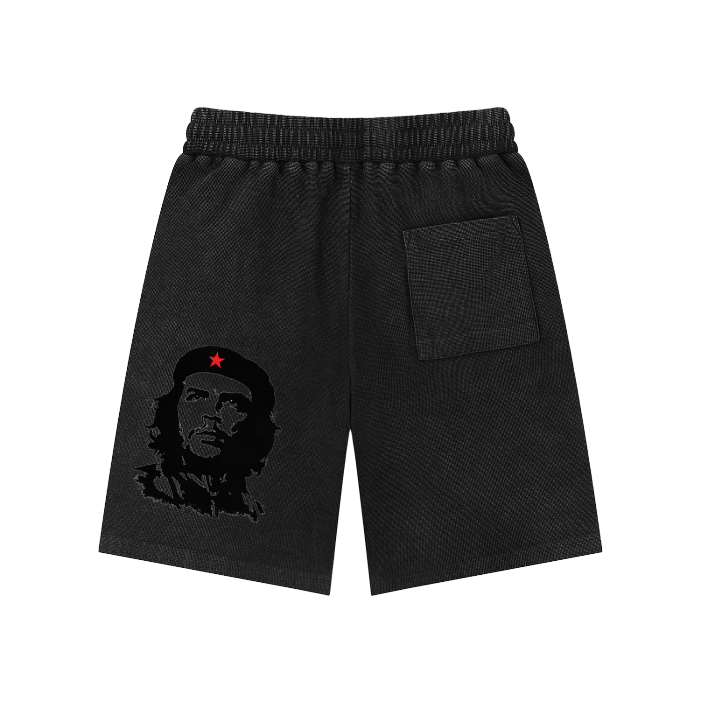 Mineral Wash Waffle Knit Shorts