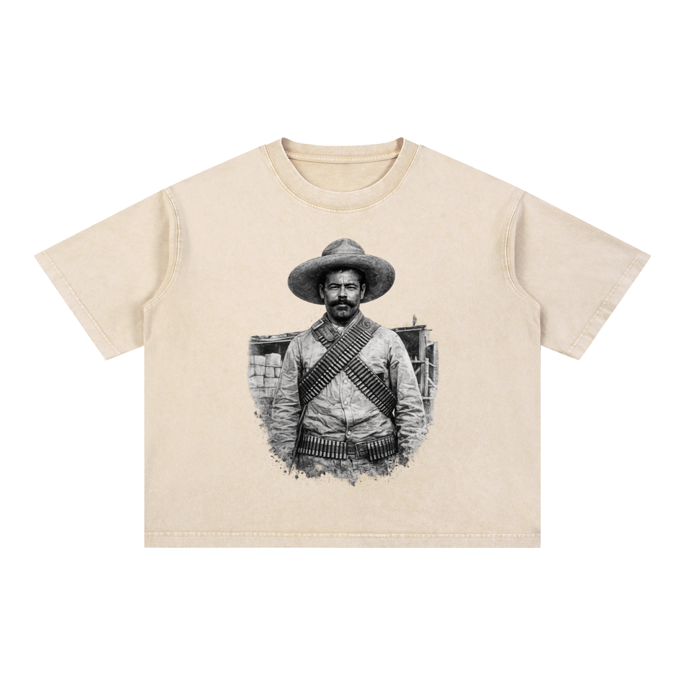 Mineral Wash Boxy Cotton T-Shirt