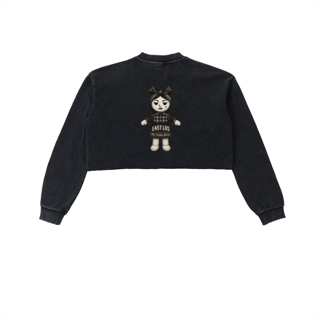 La Muñeca Cropped Sweatshirt