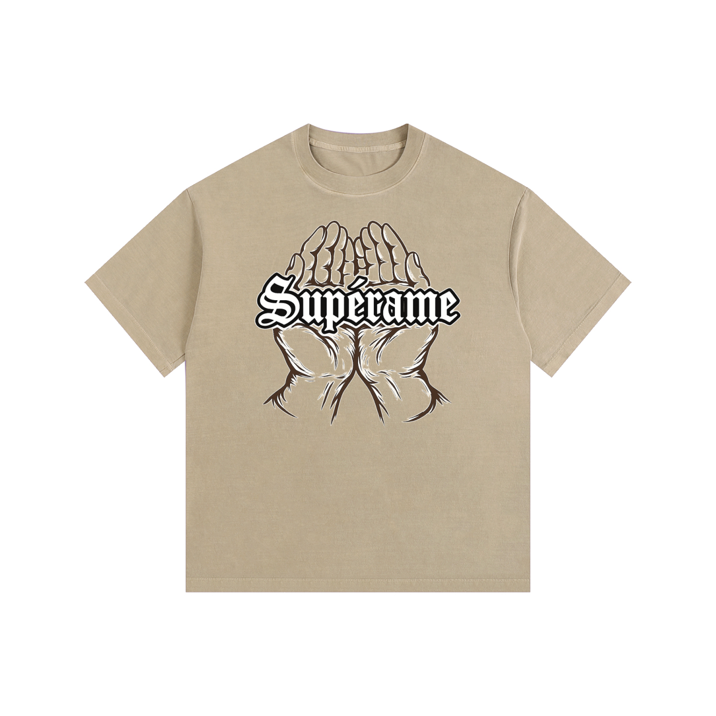 Vintage Washed Oversized Cotton T-Shirt