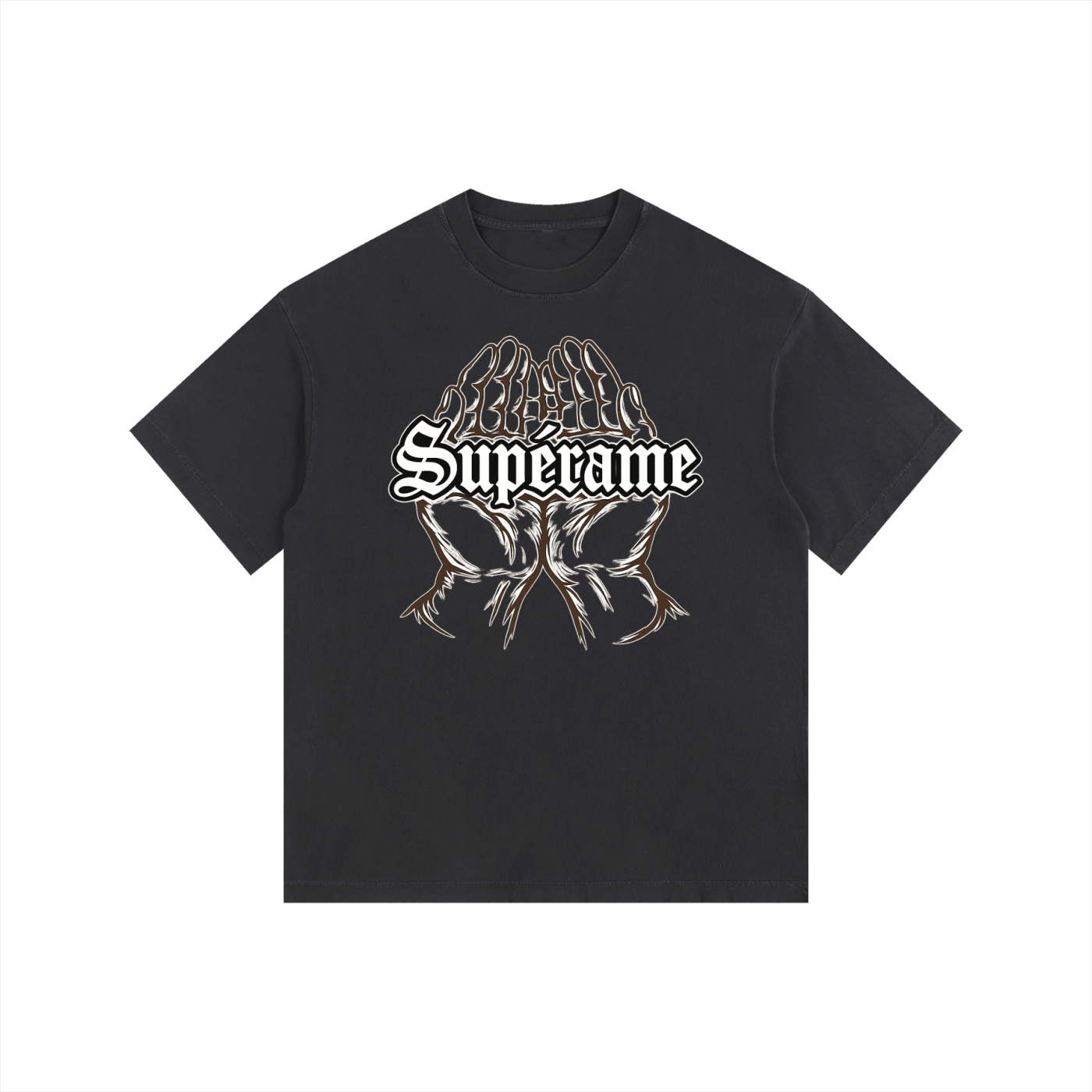 Vintage Washed Oversized Cotton T-Shirt