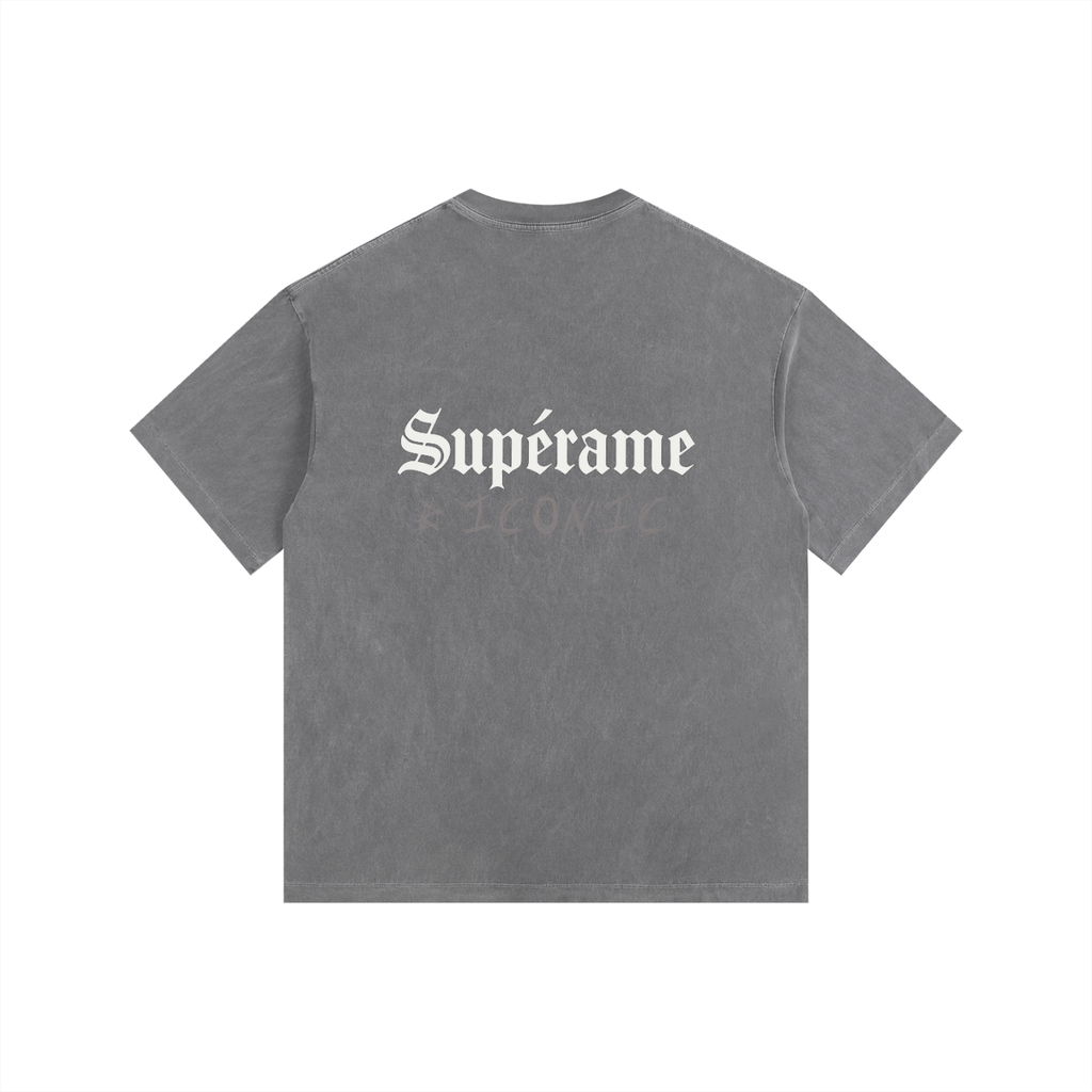 Vintage Washed Oversized Cotton T-Shirt