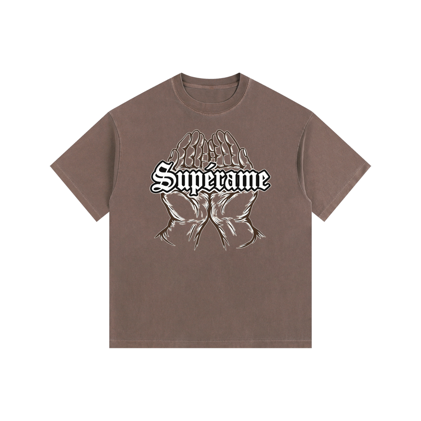 Vintage Washed Oversized Cotton T-Shirt