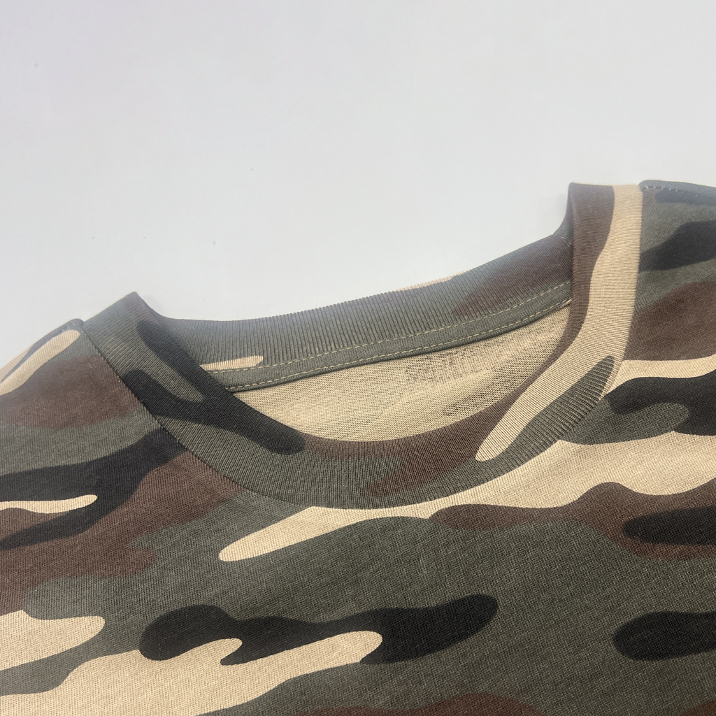 Unisex Heavyweight Cotton Camo Oversized T-Shirt (270GSM)