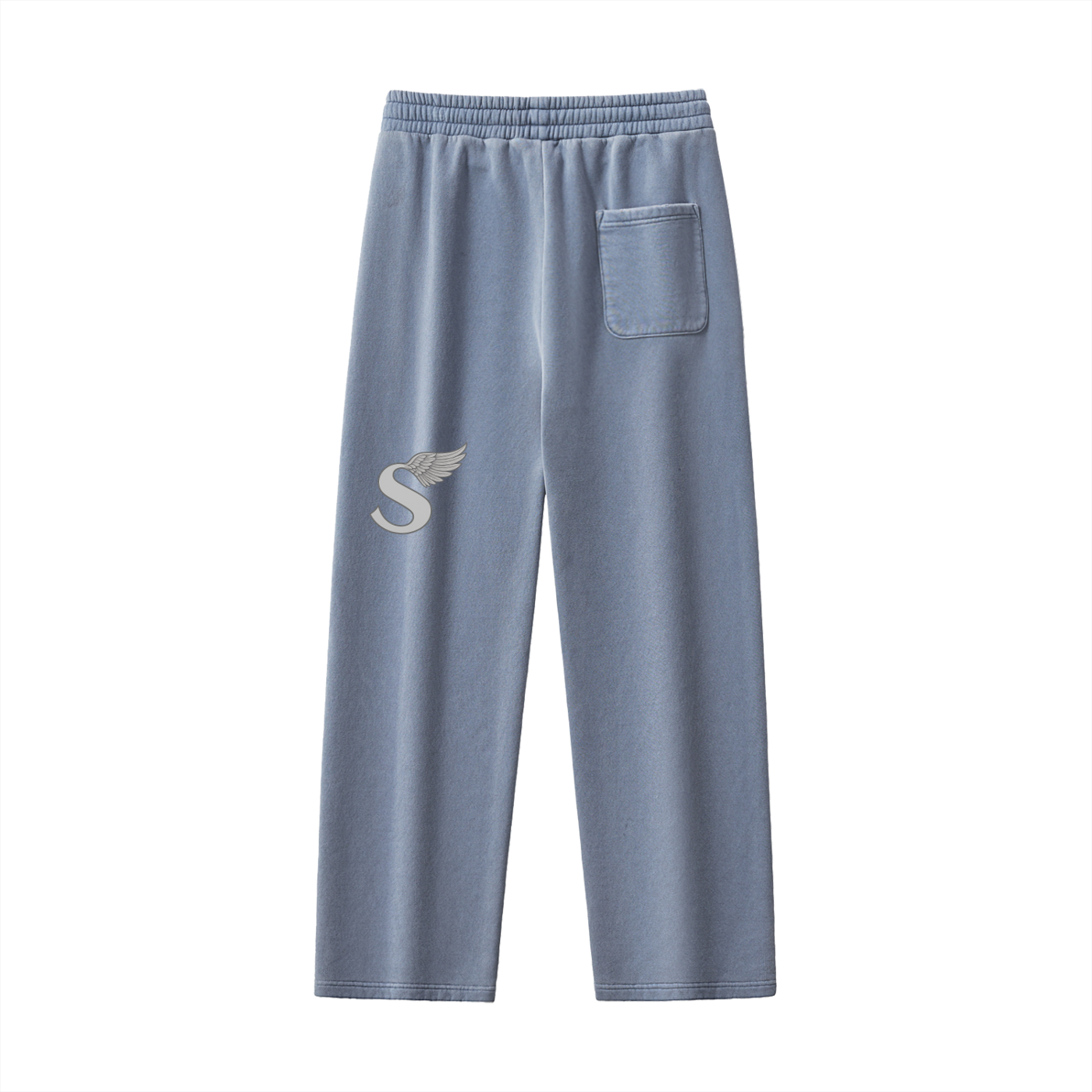 Frayed Enzyme Washed Fleece Sweatpants