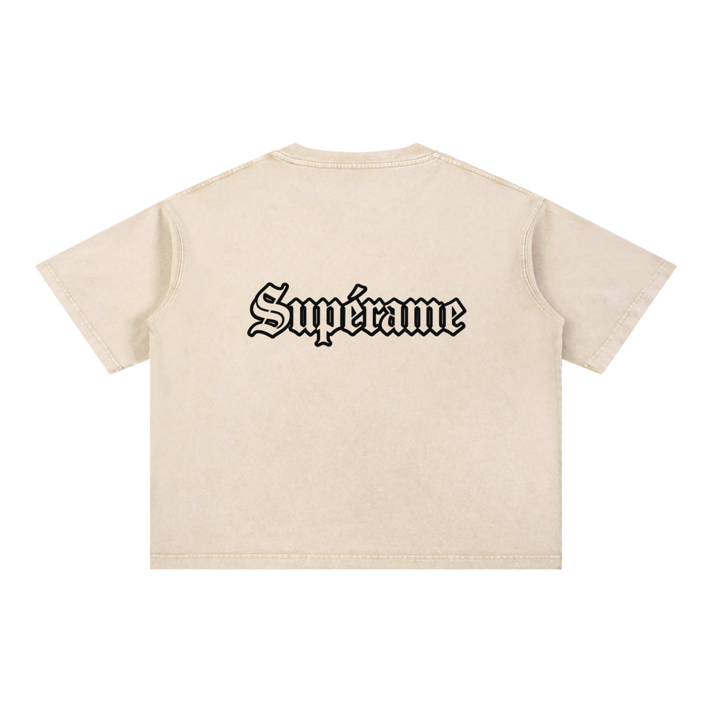 Mineral Wash Boxy Cotton T-Shirt
