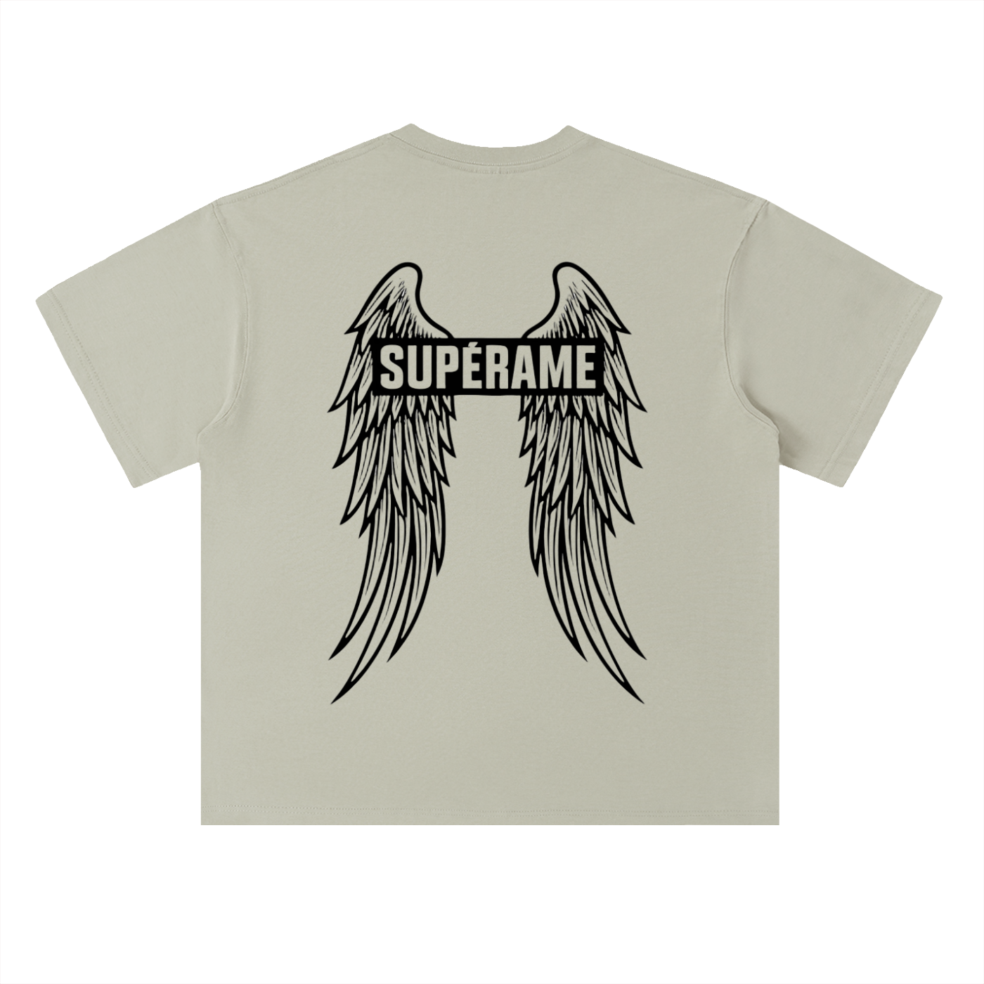 Heavyweight Drop Shoulder Cotton T-Shirt