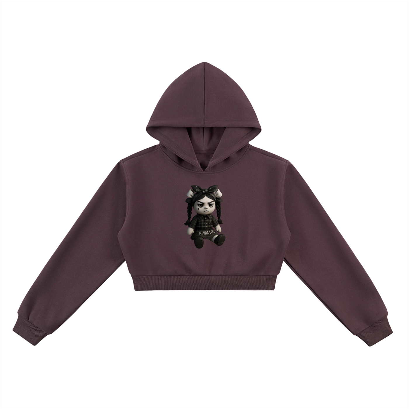Essential Cropped Hoodie