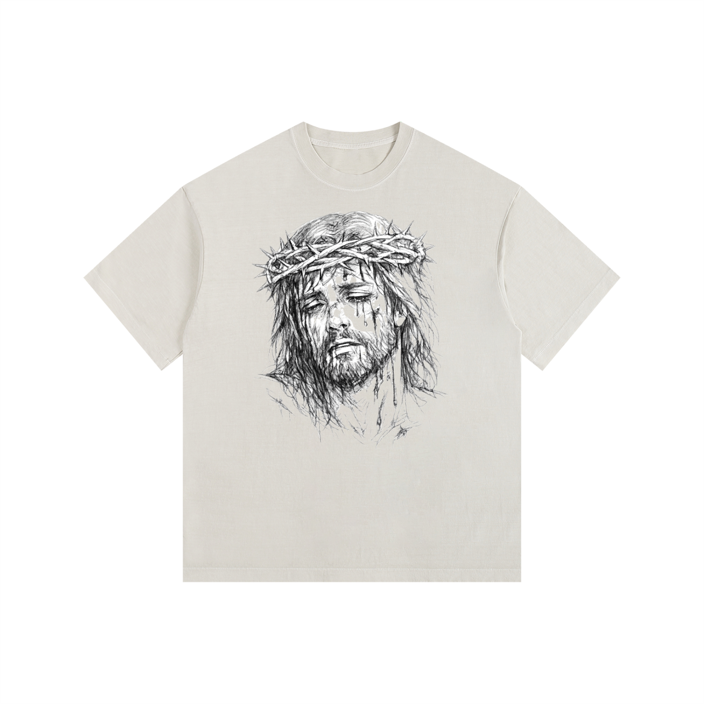 Vintage Washed Oversized Cotton T-Shirt