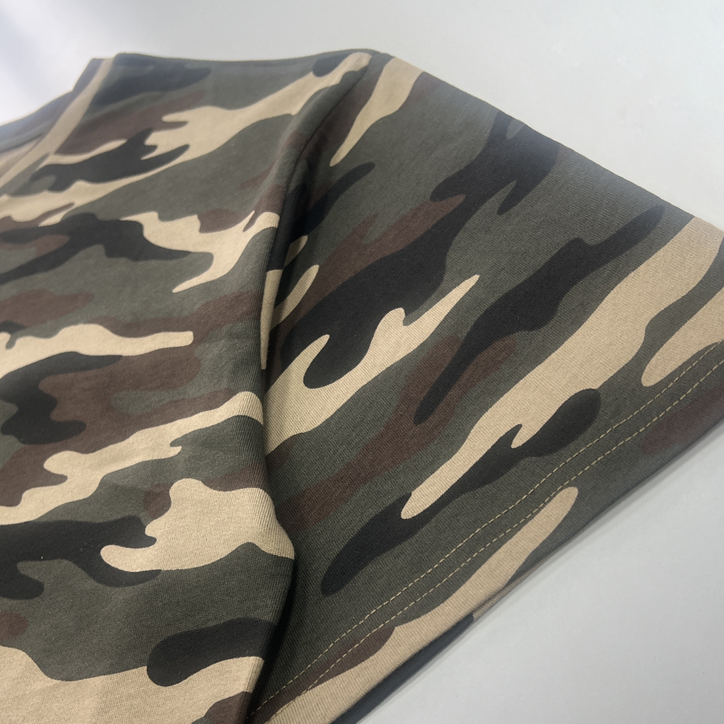 Unisex Heavyweight Cotton Camo Oversized T-Shirt (270GSM)