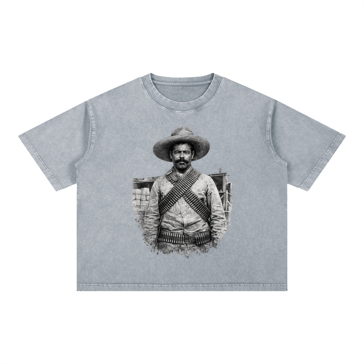 Mineral Wash Boxy Cotton T-Shirt