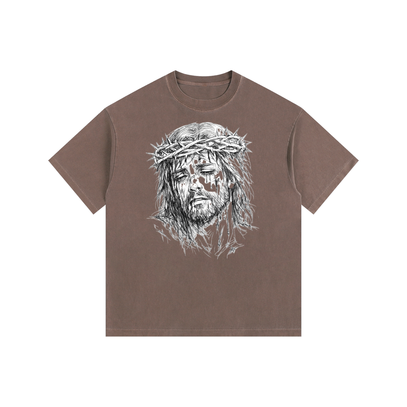 Vintage Washed Oversized Cotton T-Shirt