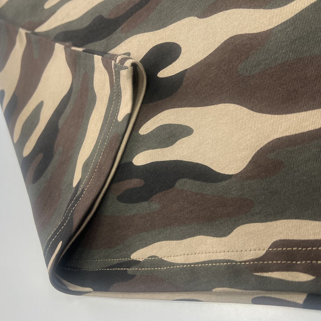 Unisex Heavyweight Cotton Camo Oversized T-Shirt (270GSM)