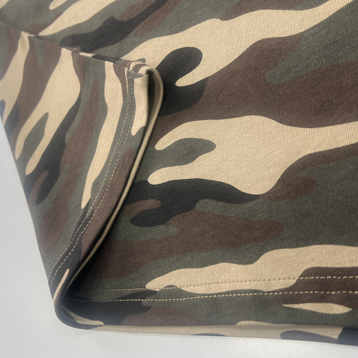 Unisex Heavyweight Cotton Camo Oversized T-Shirt (270GSM)