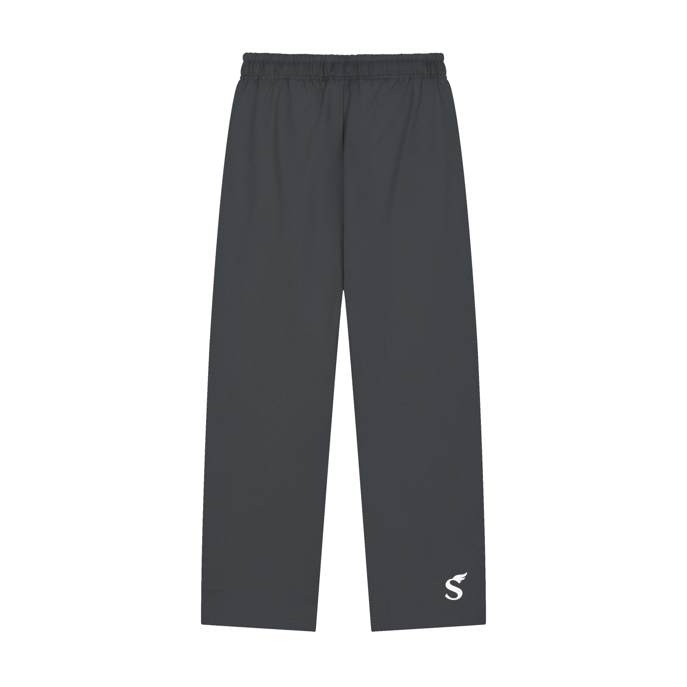Solid Color Straight-Leg Sweatpants