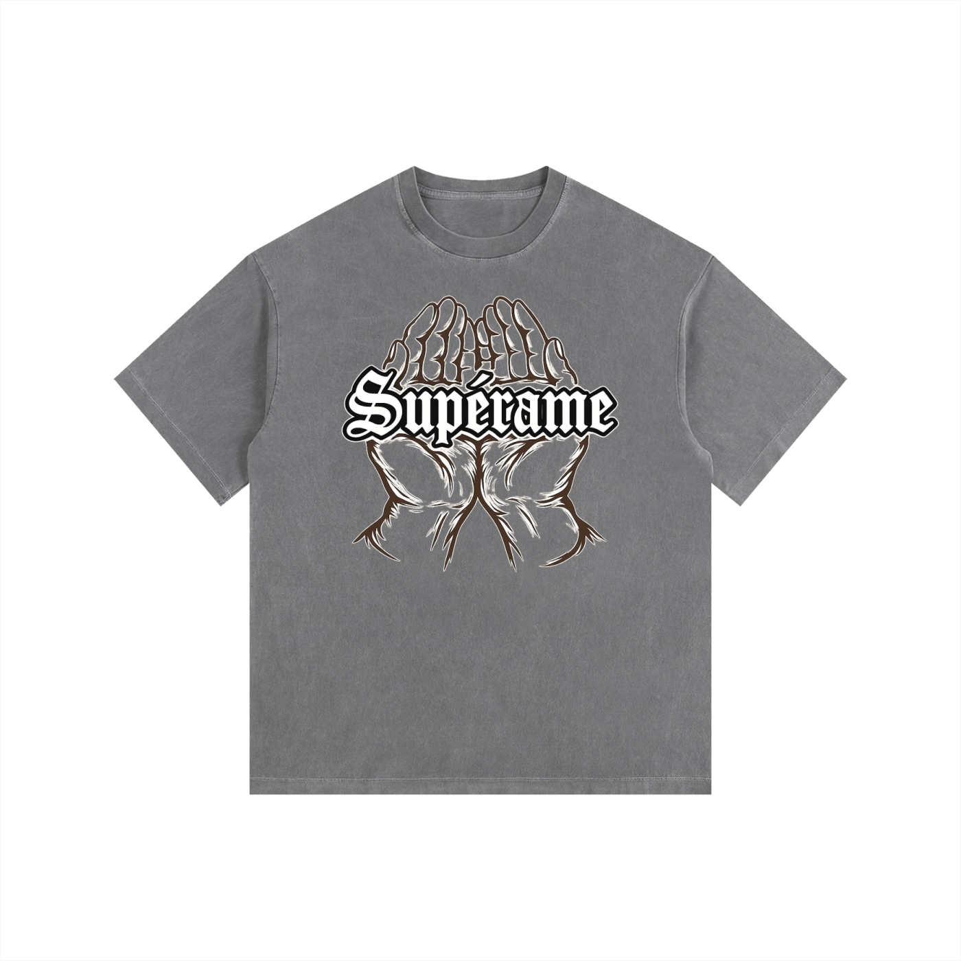 Vintage Washed Oversized Cotton T-Shirt
