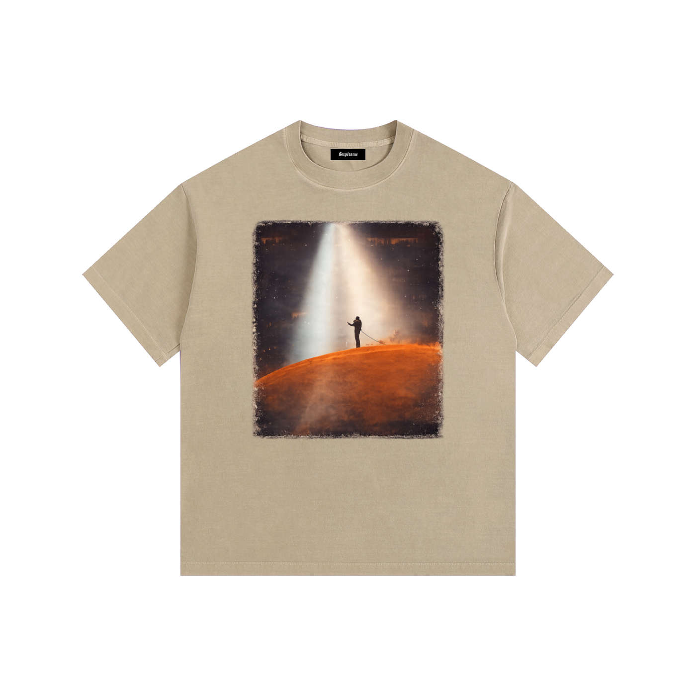 Vintage Washed Oversized Cotton T-Shirt