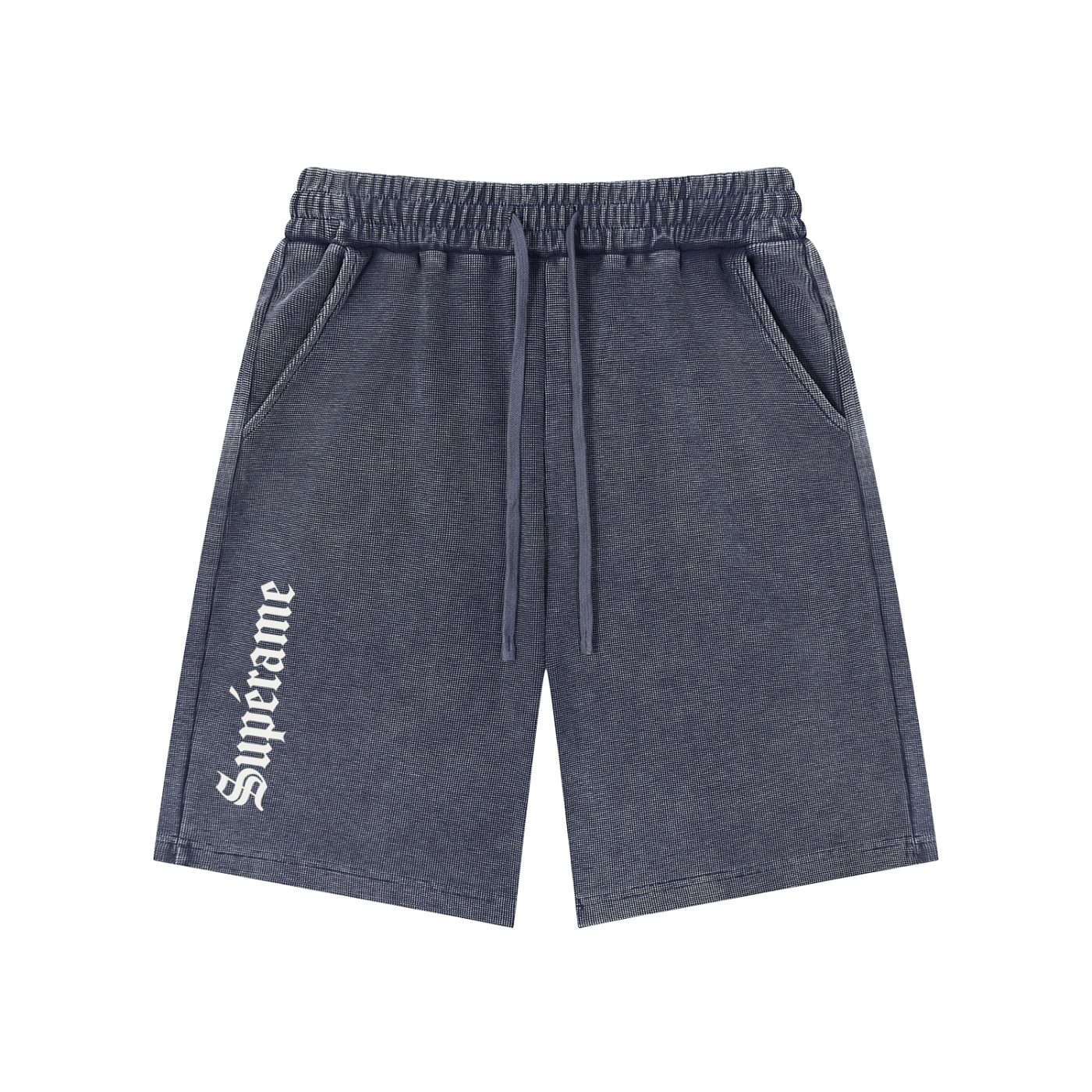 Mineral Wash Waffle Knit Shorts