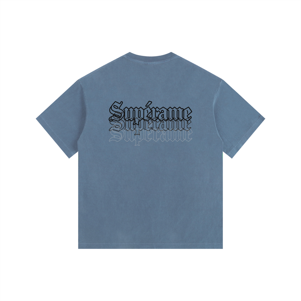Vintage Washed Oversized Cotton T-Shirt