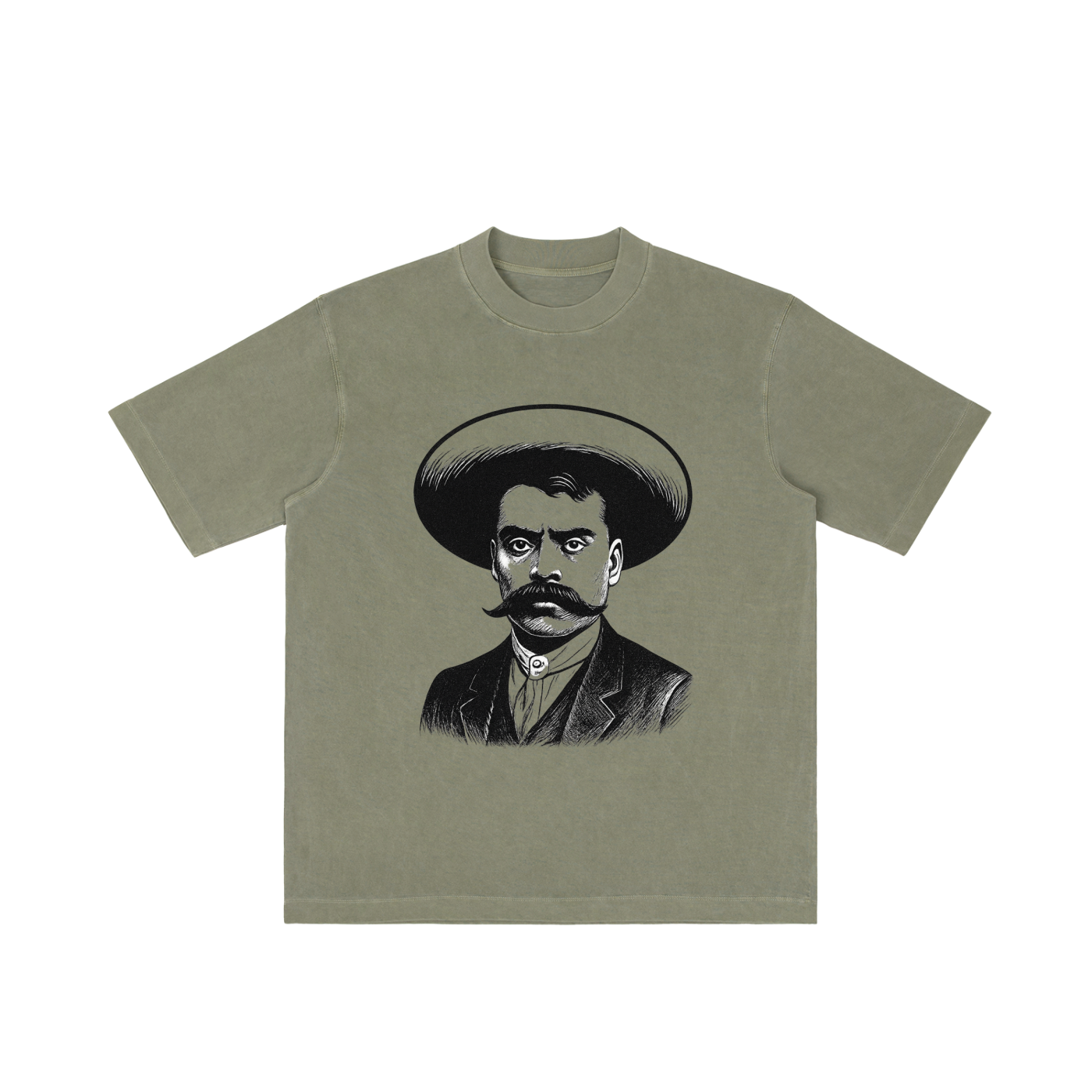 Zapata Vintage Wash Drop Shoulder T-shirt