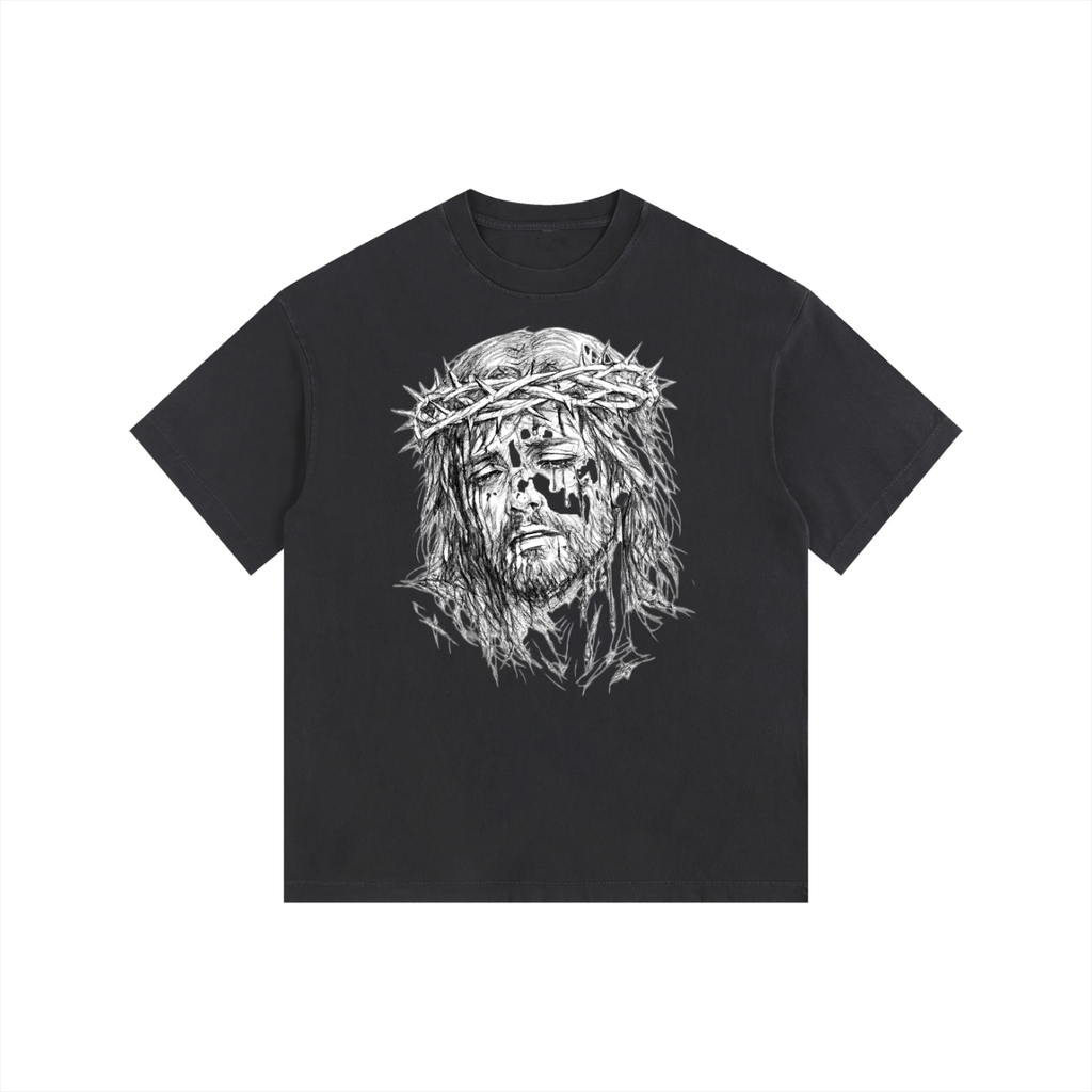 Vintage Washed Oversized Cotton T-Shirt