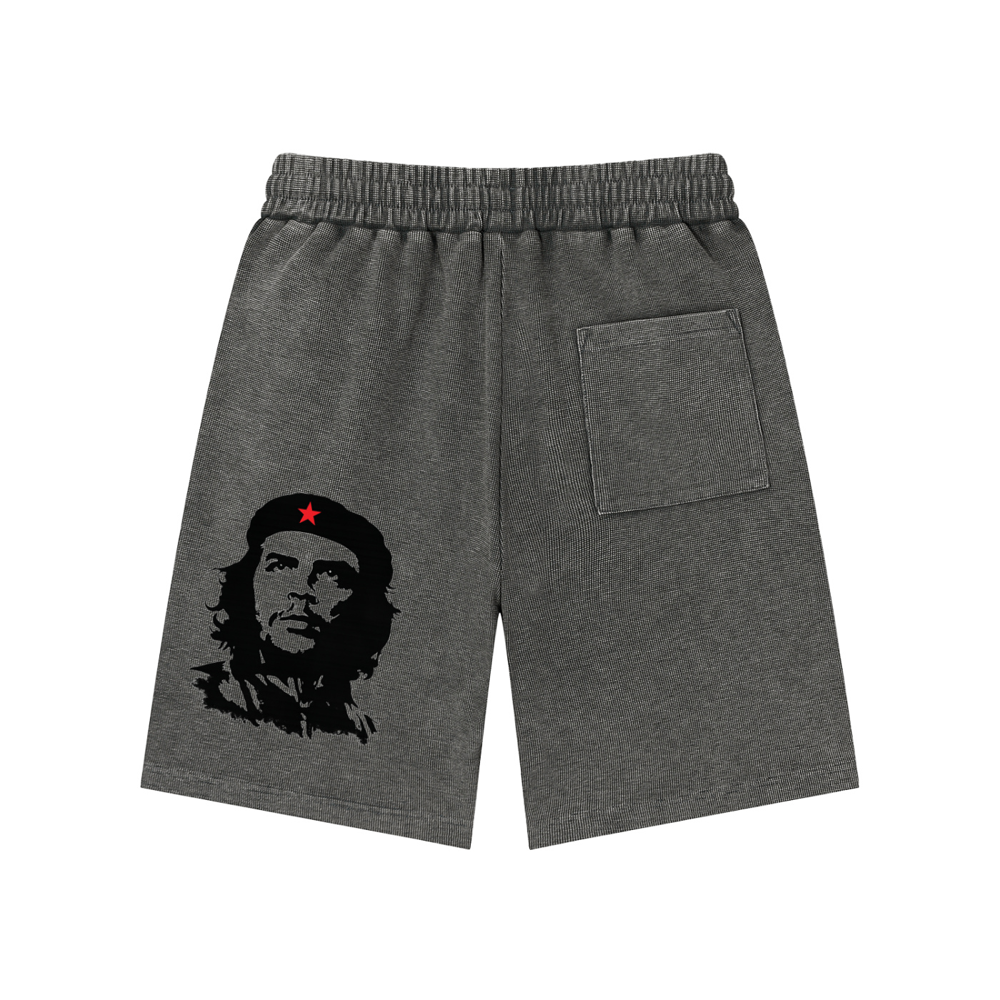 Mineral Wash Waffle Knit Shorts
