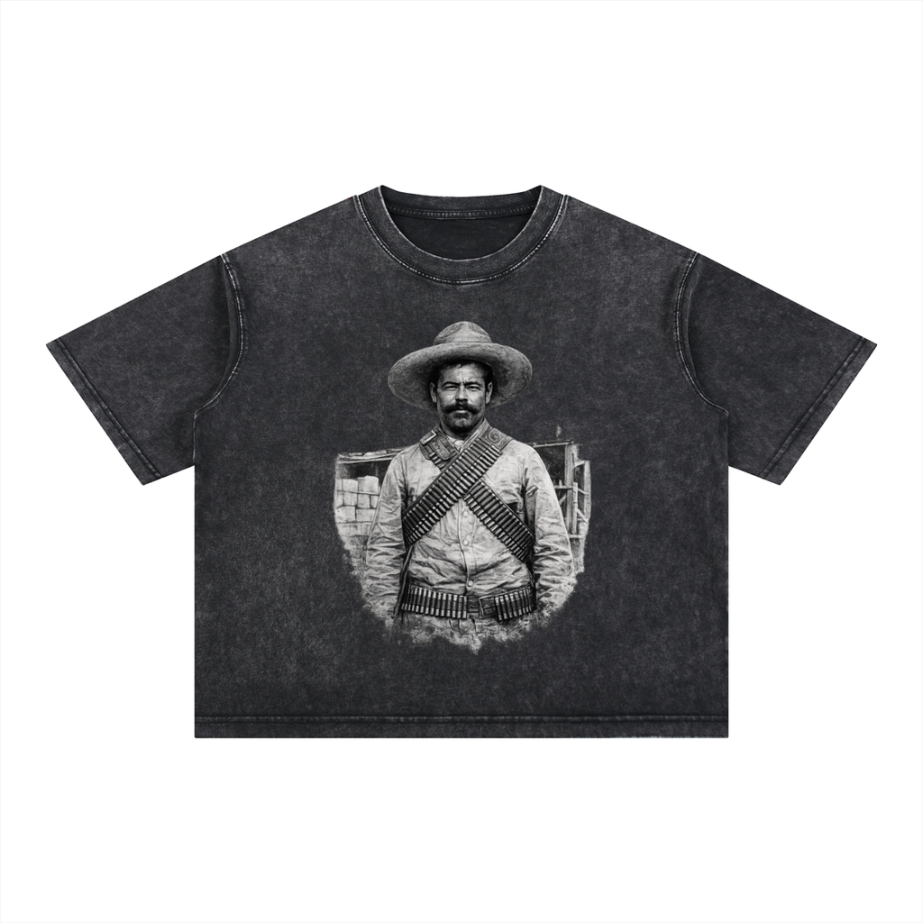 Mineral Wash Boxy Cotton T-Shirt