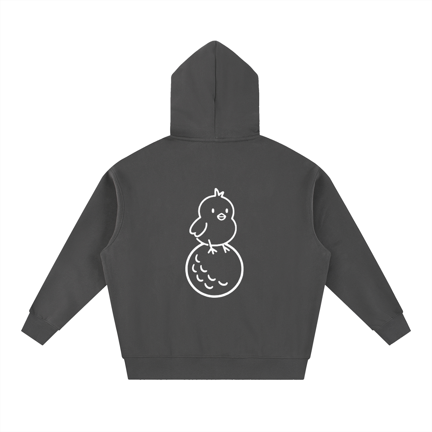 Essential Oversized Boxy Fit Fleece Hoodie