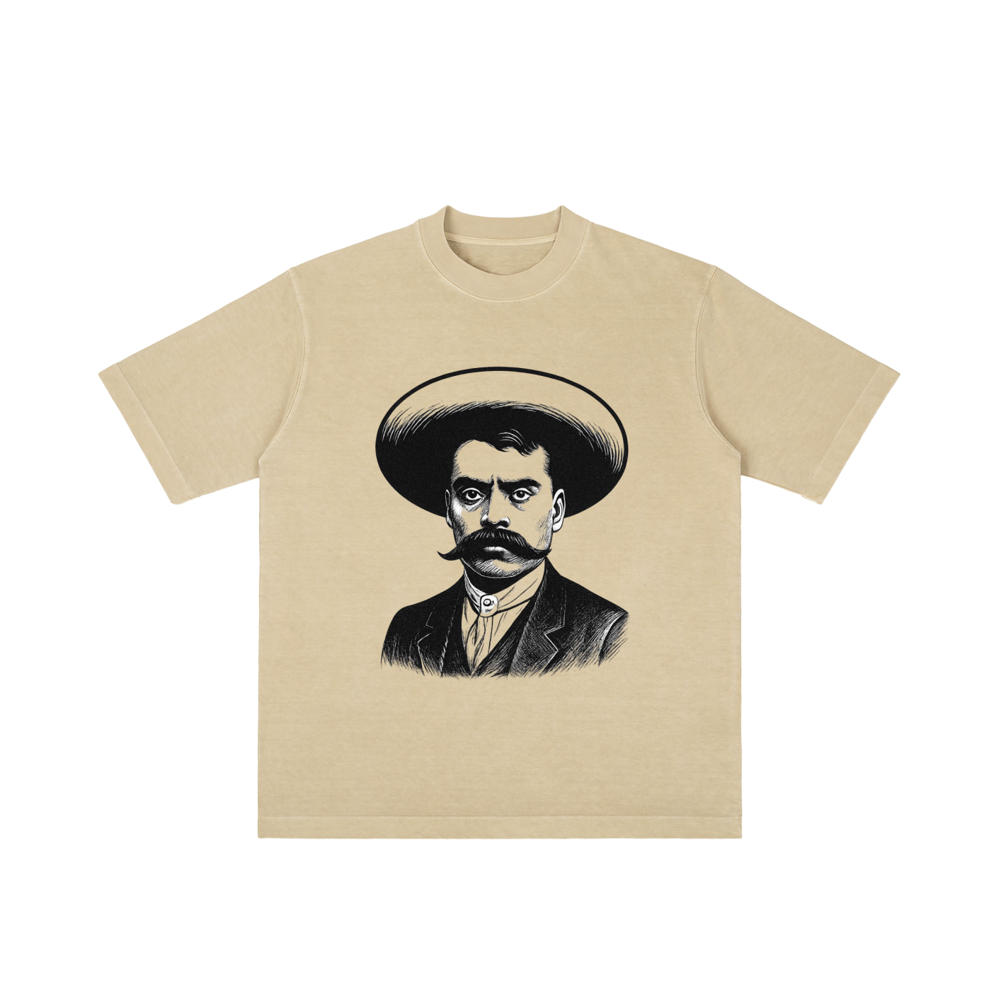 Zapata Vintage Wash Drop Shoulder T-shirt