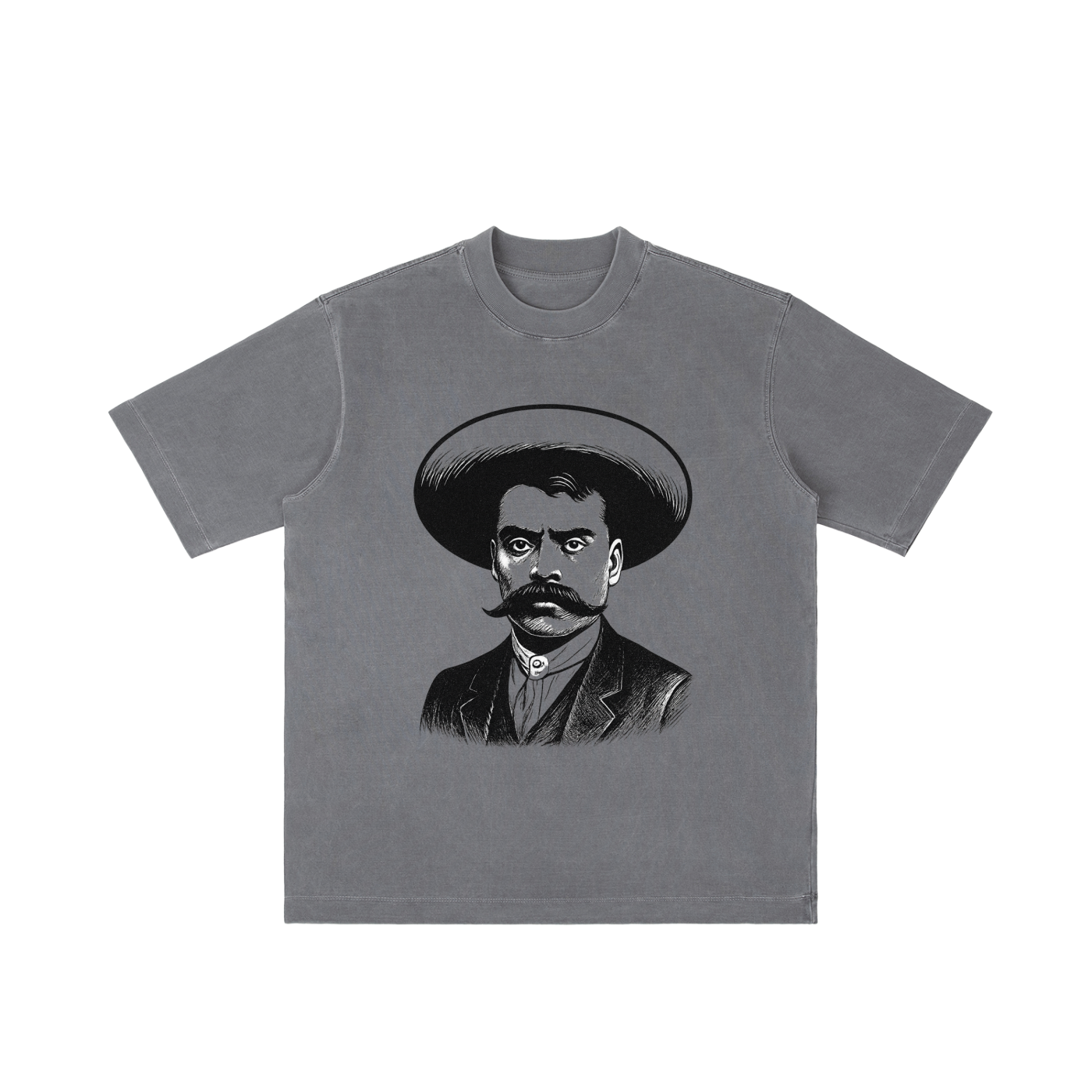 Zapata Vintage Wash Drop Shoulder T-shirt