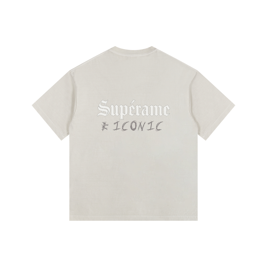 Vintage Washed Oversized Cotton T-Shirt