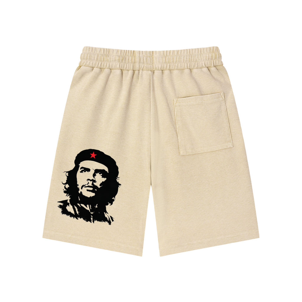 Mineral Wash Waffle Knit Shorts