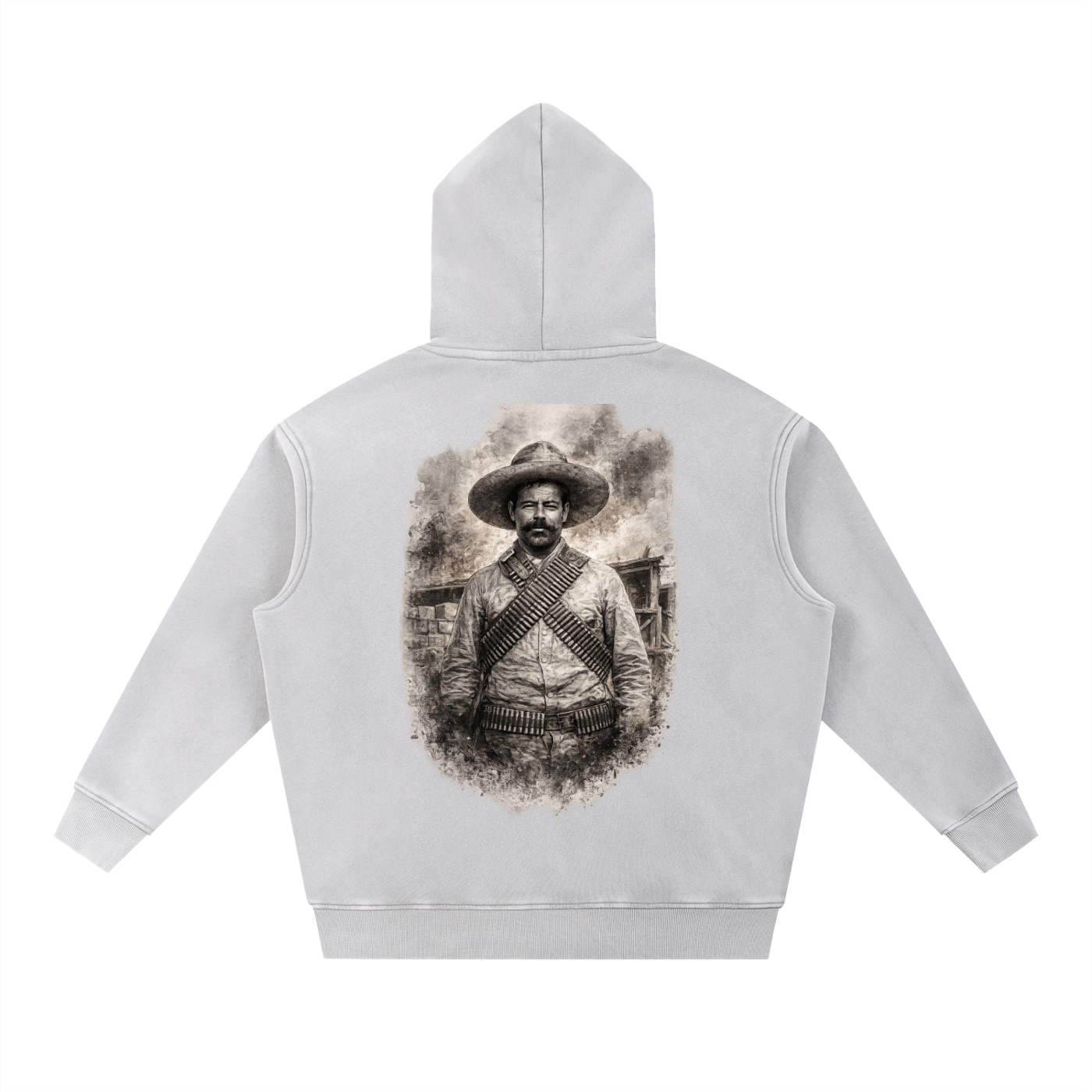 Snow Wash Fleece Oversize Hoodie