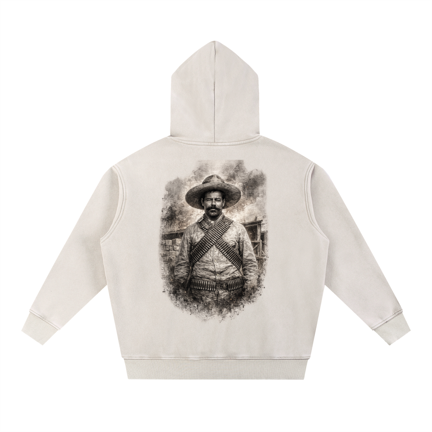 Snow Wash Fleece Oversize Hoodie
