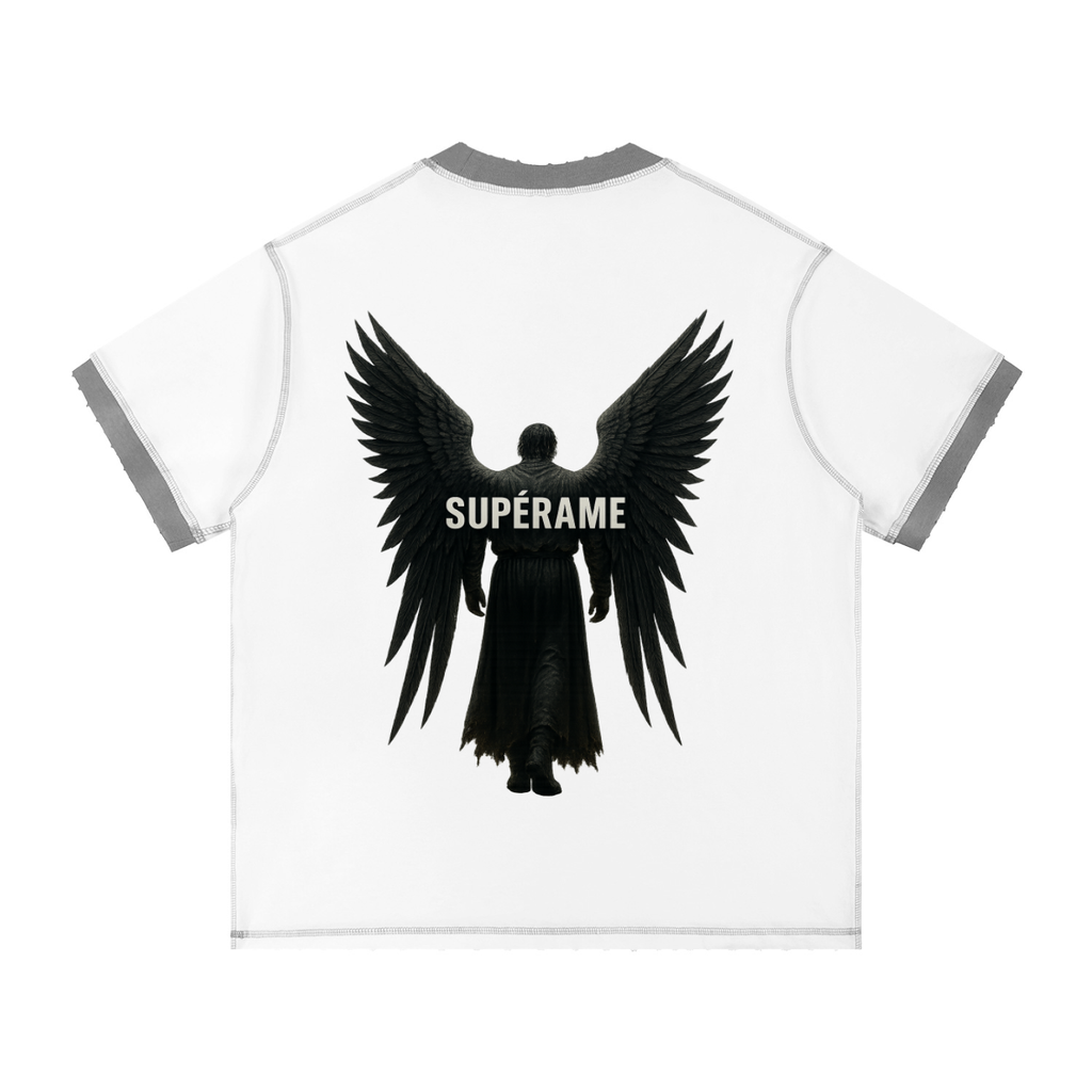 Contrast-Stitched Cotton T-Shirt