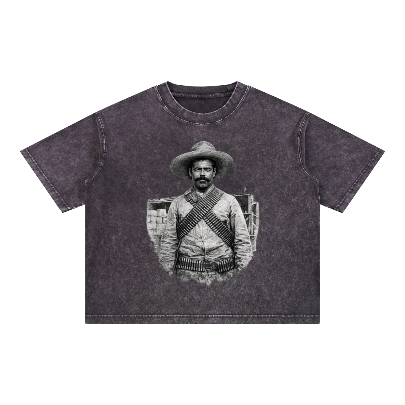 Mineral Wash Boxy Cotton T-Shirt
