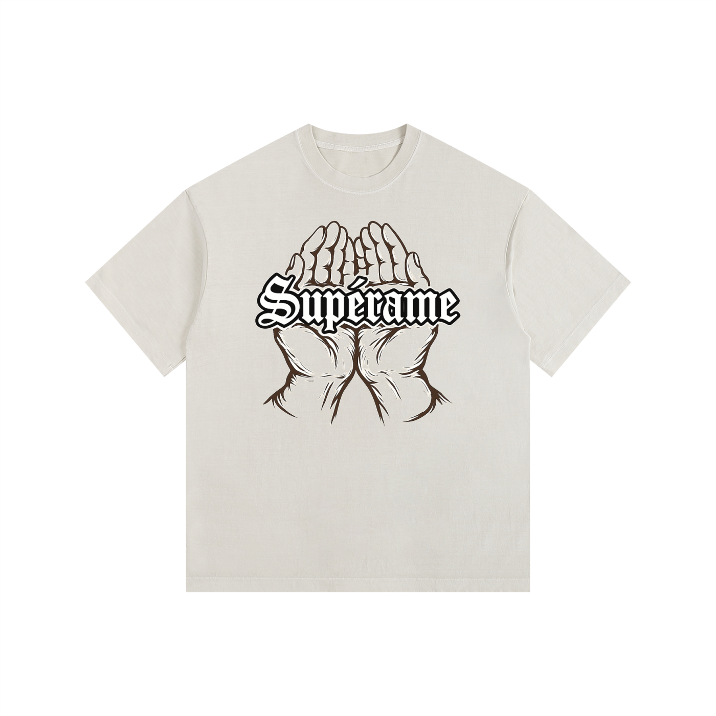 Vintage Washed Oversized Cotton T-Shirt