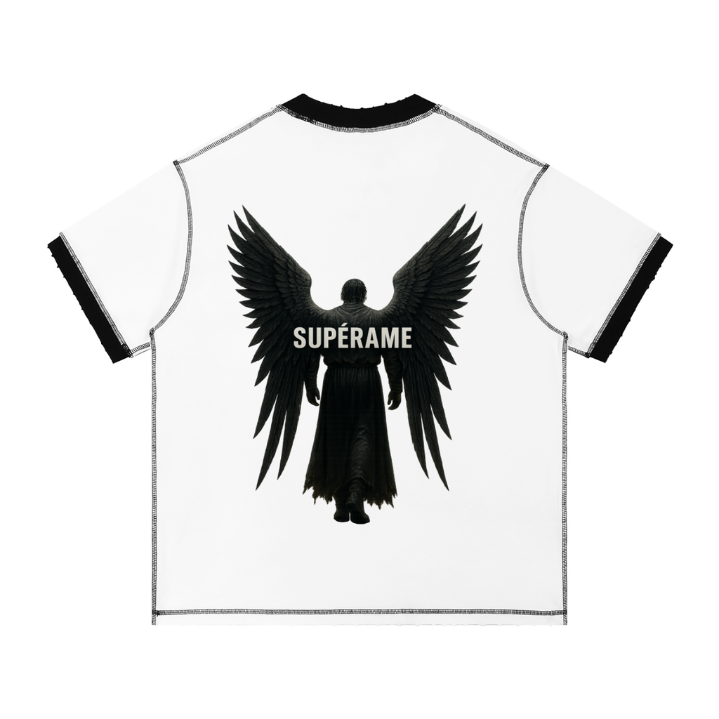 Contrast-Stitched Cotton T-Shirt