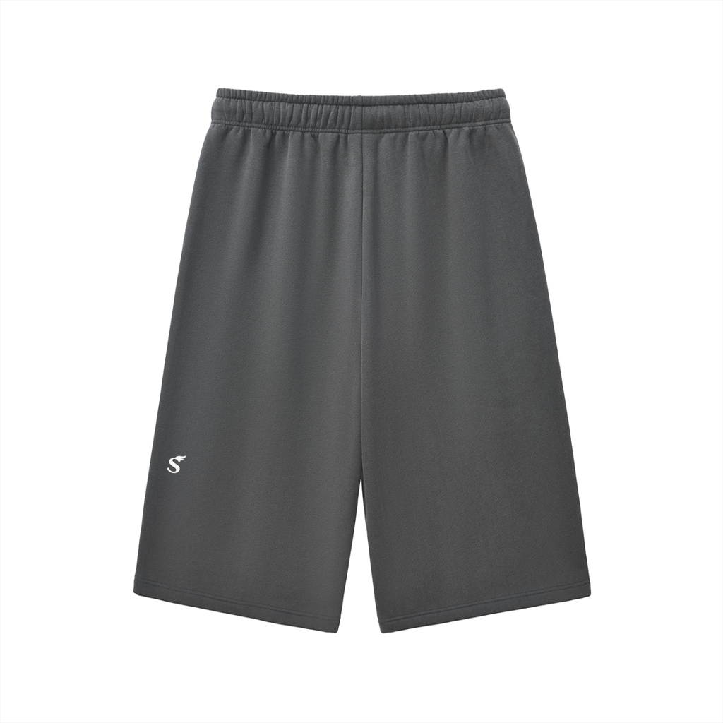 Relaxed Drawstring 3/4 Sweatpants