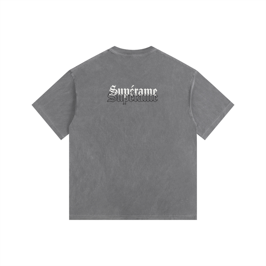 Vintage Washed Oversized Cotton T-Shirt