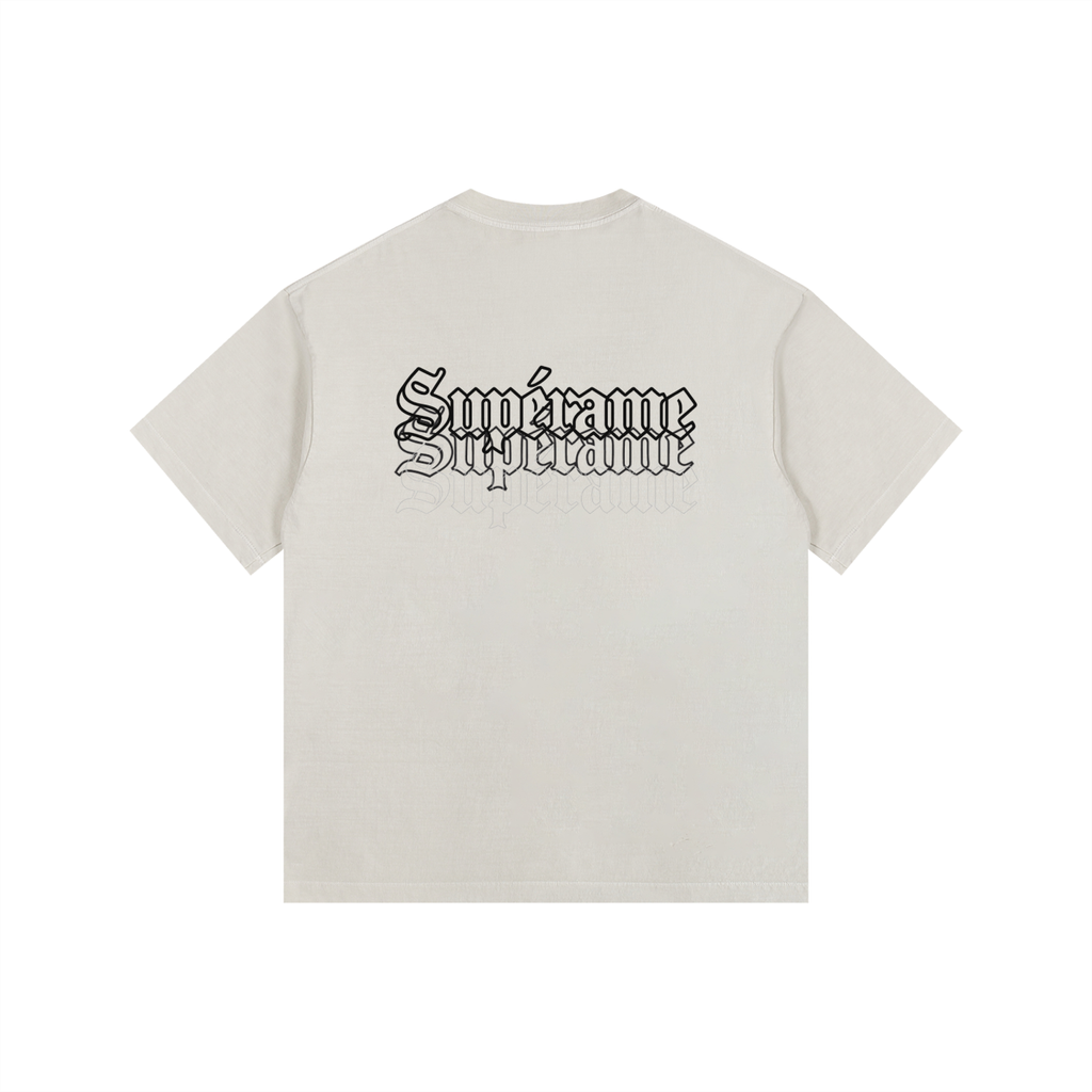 Vintage Washed Oversized Cotton T-Shirt
